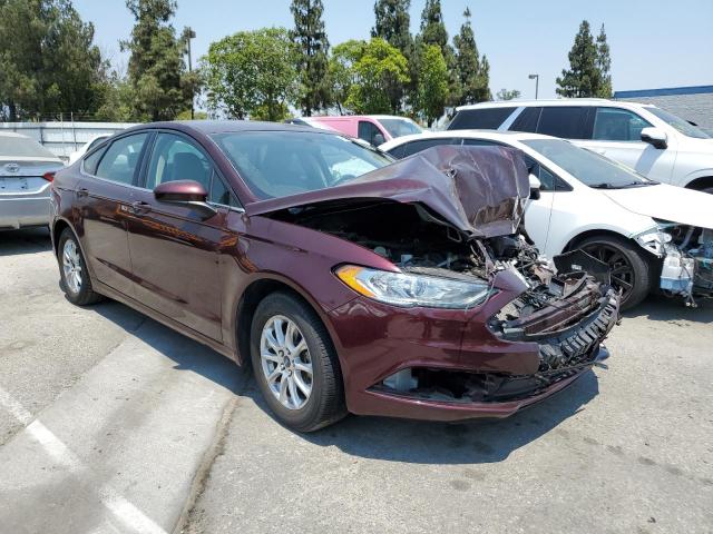 3FA6P0G79HR293715 - 2017 FORD FUSION S BURGUNDY photo 4