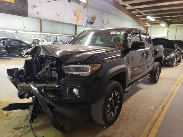 3TMCZ5ANXLM324052 - 2020 TOYOTA TACOMA DOUBLE CAB 黑色 照片 2