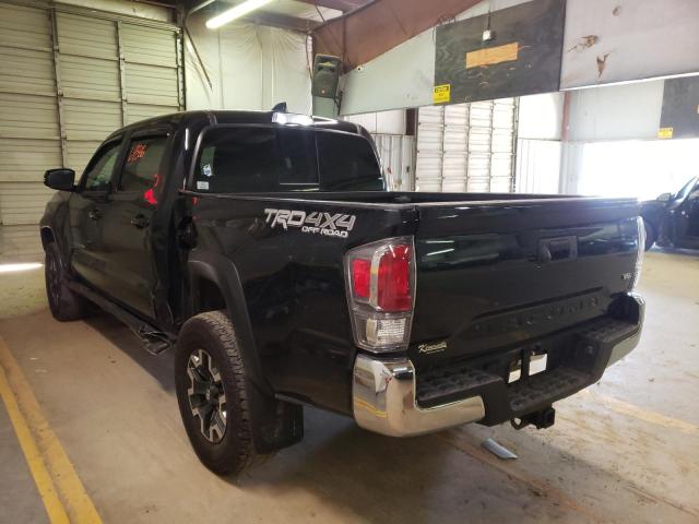 3TMCZ5ANXLM324052 - 2020 TOYOTA TACOMA DOUBLE CAB 黑色 照片 3