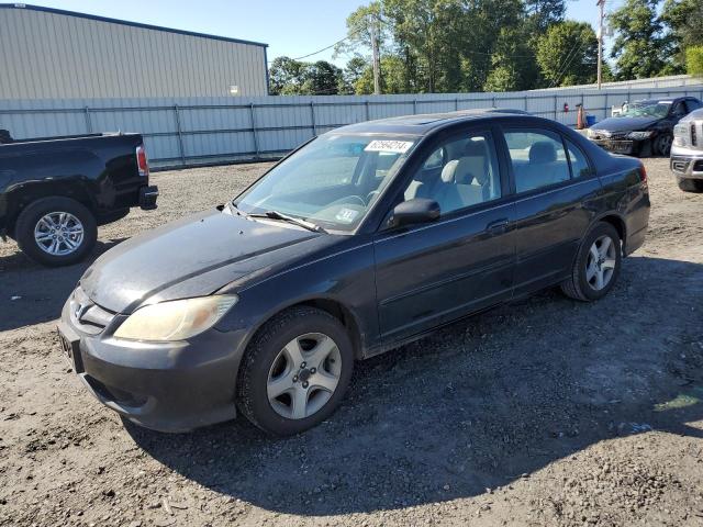 2HGES26714H604899 - 2004 HONDA CIVIC EX BLACK photo 1