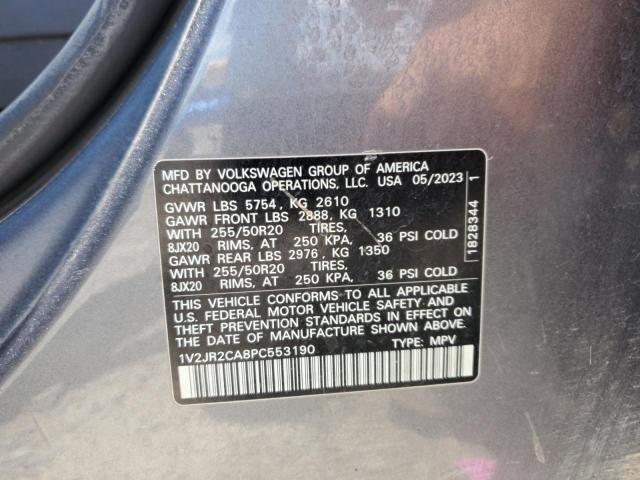 1V2JR2CA8PC553190 - 2023 VOLKSWAGEN ATLAS SE Grau Foto 13