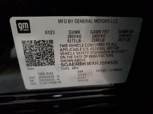 5GAERBKWXRJ104531 - 2024 BUICK ENCLAVE ESSENCE Qara foto 13