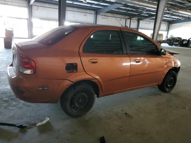 KL1TD56636B556446 - 2006 CHEVROLET AVEO BASE ORANGE photo 3