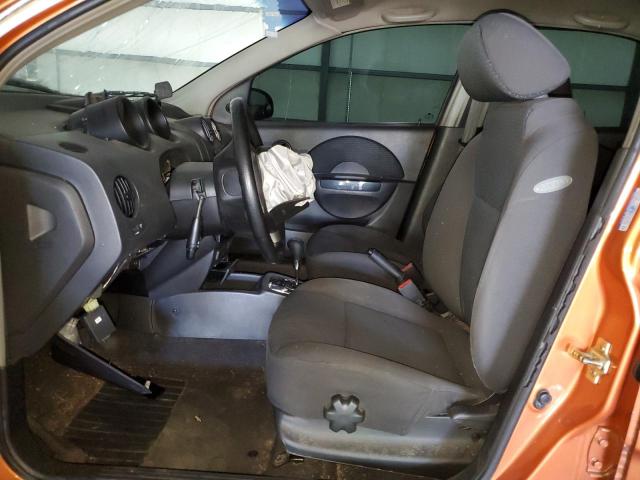 KL1TD56636B556446 - 2006 CHEVROLET AVEO BASE ORANGE photo 7