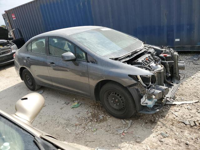 19XFB2F55DE002097 - 2013 HONDA CIVIC LX GRAY photo 4