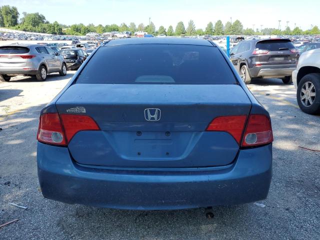 1HGFA16837L043767 - 2007 HONDA CIVIC EX BLUE photo 6