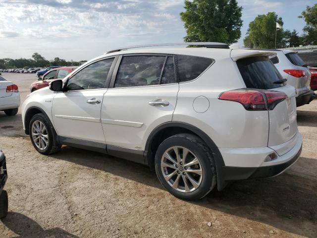 JTMDJREV0JD162826 - 2018 TOYOTA RAV4 HV LIMITED WHITE photo 2