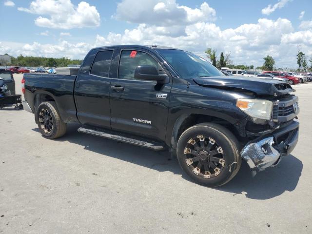 5TFRY5F13FX185299 - 2015 TOYOTA TUNDRA DOUBLE CAB SR/SR5 BLACK photo 4
