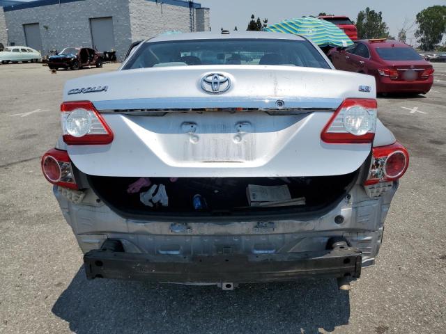 2T1BU4EE4CC848207 - 2012 TOYOTA COROLLA BASE SILVER photo 6