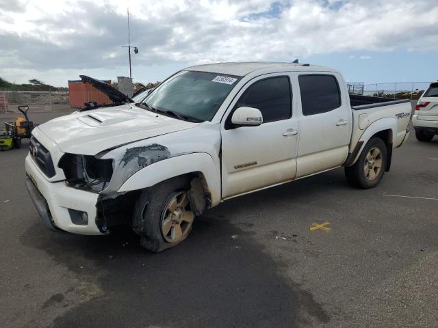 3TMJU4GN3FM186513 - 2015 TOYOTA TACOMA DOUBLE CAB PRERUNNER WHITE photo 1