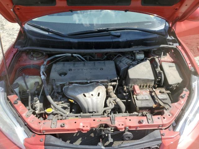 2T1KE4EE3DC050313 - 2013 TOYOTA COROLLA MA S RED photo 11