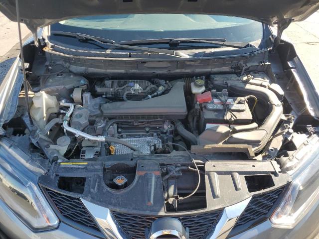 KNMAT2MVXGP661257 - 2016 NISSAN ROGUE S GRAY photo 12