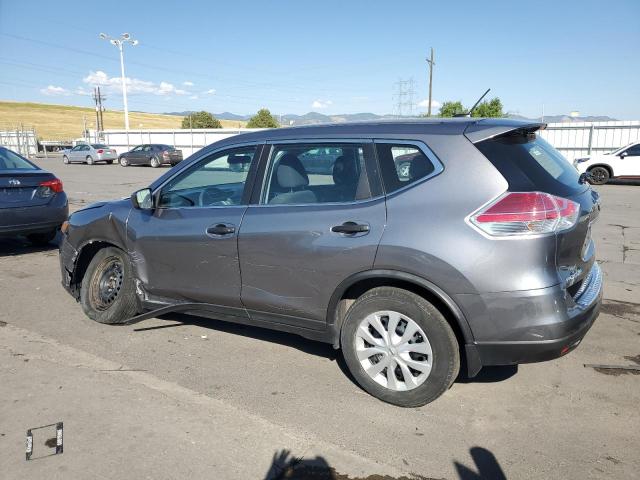 KNMAT2MVXGP661257 - 2016 NISSAN ROGUE S GRAY photo 2