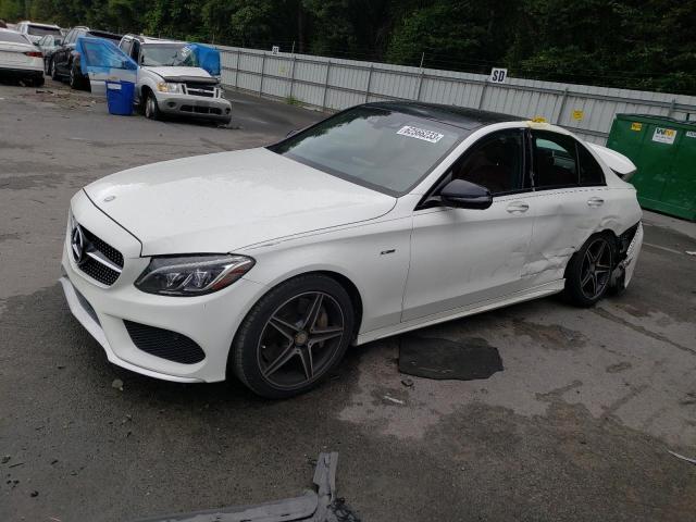 55SWF6EB6GU124032 - 2016 MERCEDES-BENZ C 450 4MATIC AMG WHITE photo 1