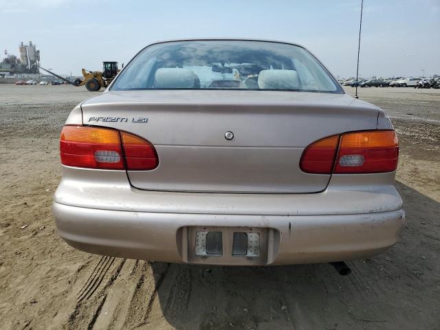 1Y1SK5281WZ412477 - 1998 CHEVROLET GEO PRIZM BASE TAN photo 6