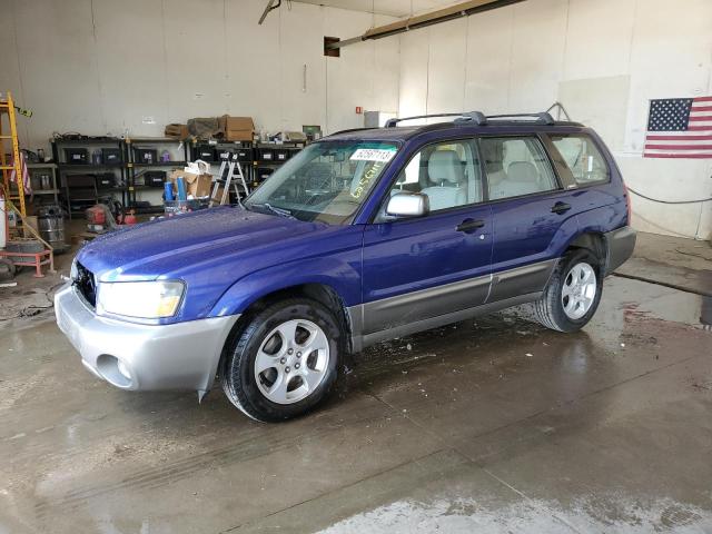 JF1SG65603H742396 - 2003 SUBARU FORESTER 2.5XS BLUE photo 1