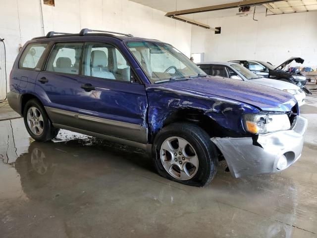 JF1SG65603H742396 - 2003 SUBARU FORESTER 2.5XS BLUE photo 4