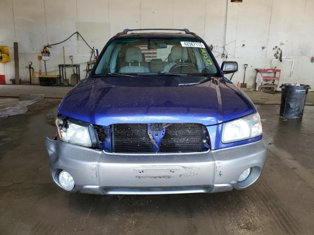 JF1SG65603H742396 - 2003 SUBARU FORESTER 2.5XS BLUE photo 5