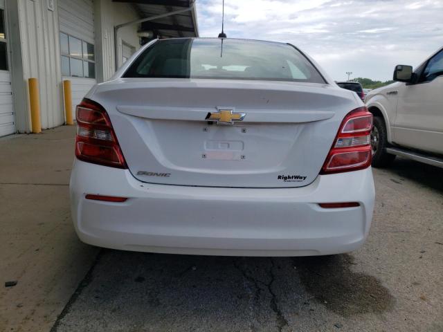 1G1JB5SBXL4107363 - 2020 CHEVROLET SONIC LS 白色 照片 6