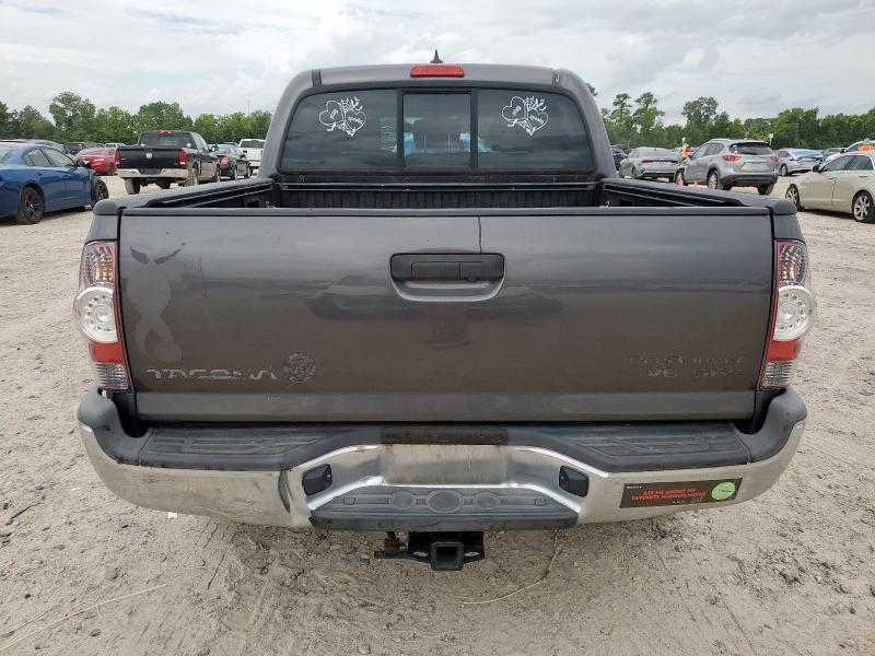 5TFJU4GN1CX028547 - 2012 TOYOTA TACOMA DOUBLE CAB PRERUNNER GRAY photo 6