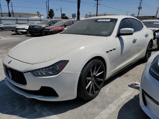 ZAM57XSAXF1156965 - 2015 MASERATI GHIBLI WHITE photo 1