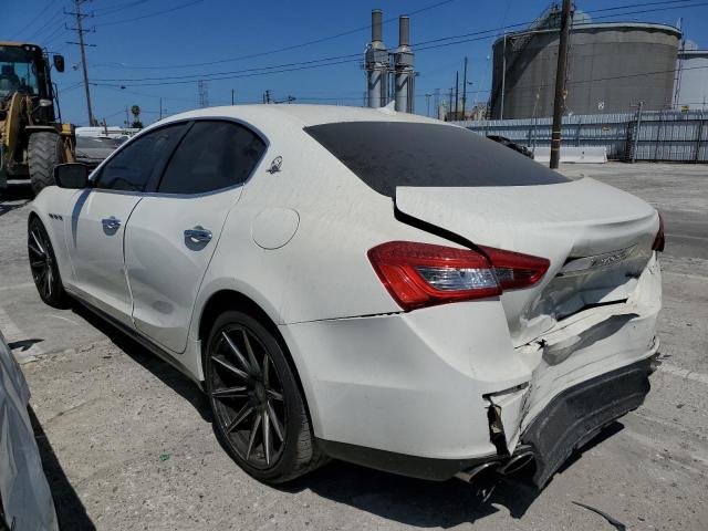 ZAM57XSAXF1156965 - 2015 MASERATI GHIBLI WHITE photo 2