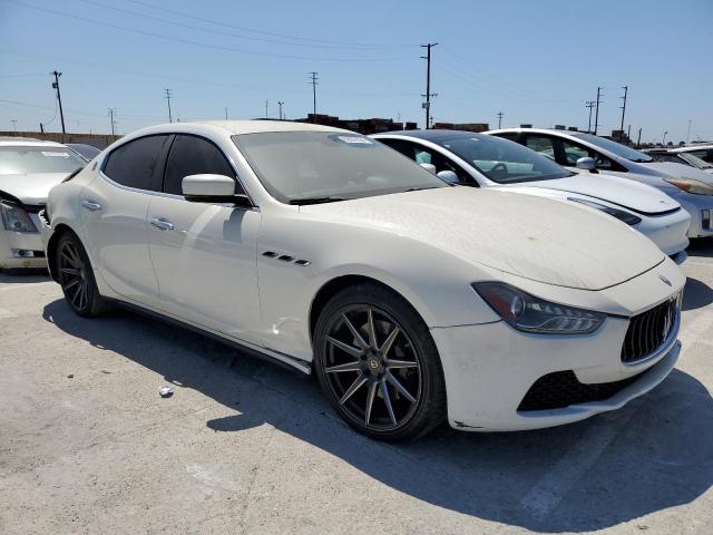 ZAM57XSAXF1156965 - 2015 MASERATI GHIBLI WHITE photo 4