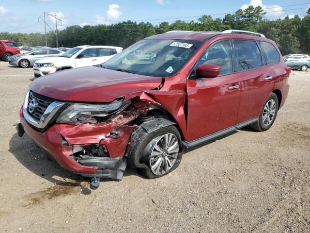 5N1DR2MN9KC595744 - 2019 NISSAN PATHFINDER S MAROON photo 1