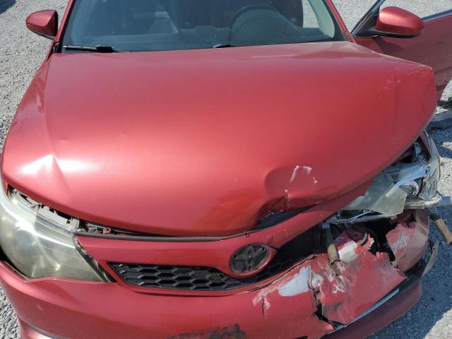 4T1BF1FK9CU595333 - 2012 TOYOTA CAMRY BASE RED photo 11