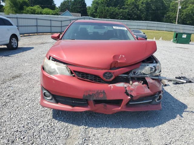 4T1BF1FK9CU595333 - 2012 TOYOTA CAMRY BASE RED photo 5