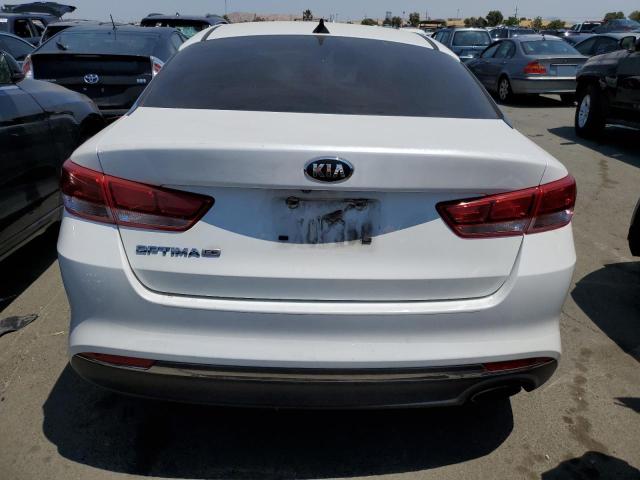 KNAGT4L35G5077797 - 2016 KIA OPTIMA LX WHITE photo 6