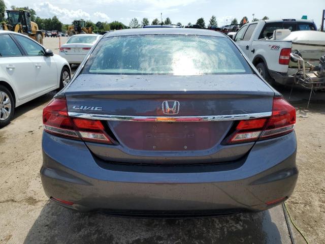 2HGFB2F80EH543334 - 2014 HONDA CIVIC EX GRAY photo 6