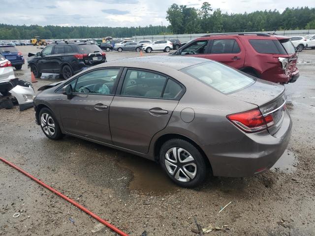 2HGFB2F50DH505879 - 2013 HONDA CIVIC LX TAN photo 2