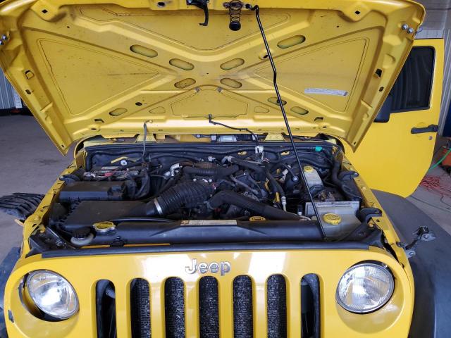 1J4GA39119L750781 - 2009 JEEP WRANGLER U X YELLOW photo 12