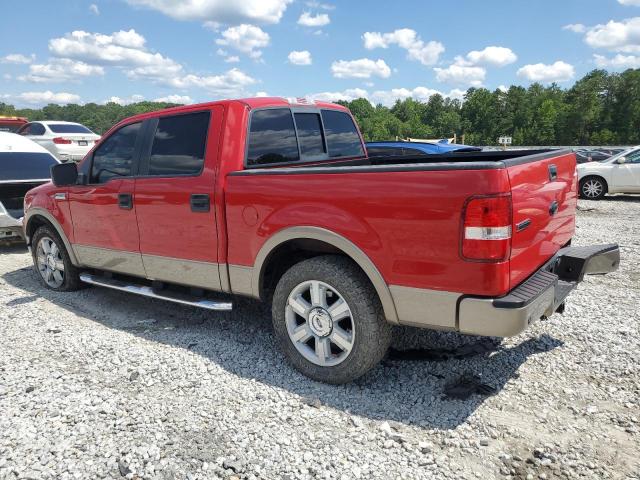 1FTPW12V46FB49366 - 2006 FORD F150 SUPERCREW RED photo 2