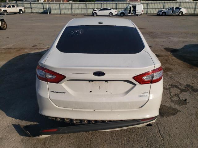 3FA6P0HD5GR226368 - 2016 FORD FUSION SE WHITE photo 6