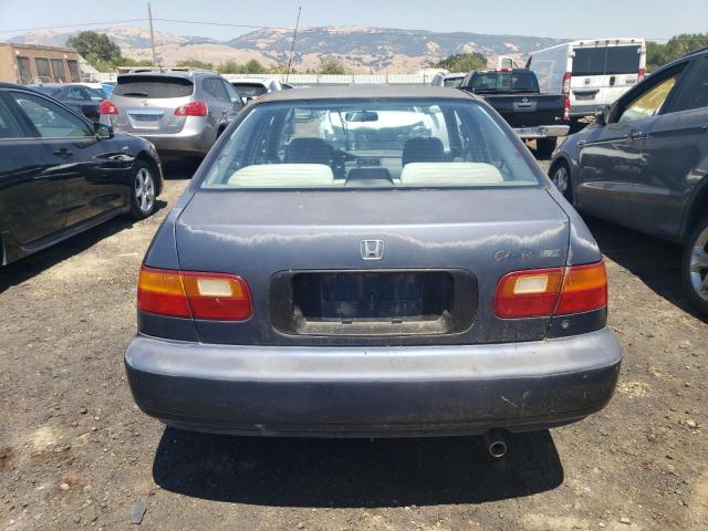 1HGEG8556SL059075 - 1995 HONDA CIVIC LX BLUE photo 6