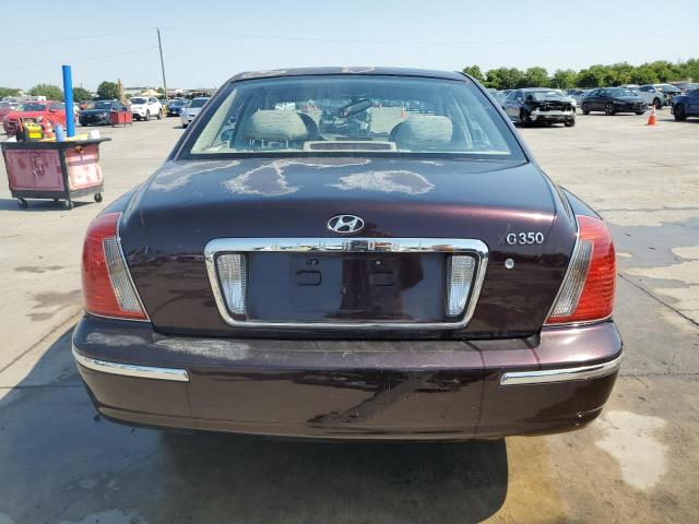 KMHFU45E75A414111 - 2005 HYUNDAI XG 350 PURPLE photo 6