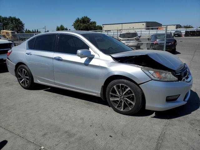 1HGCR3F93EA007702 - 2014 HONDA ACCORD TOURING SILVER photo 4