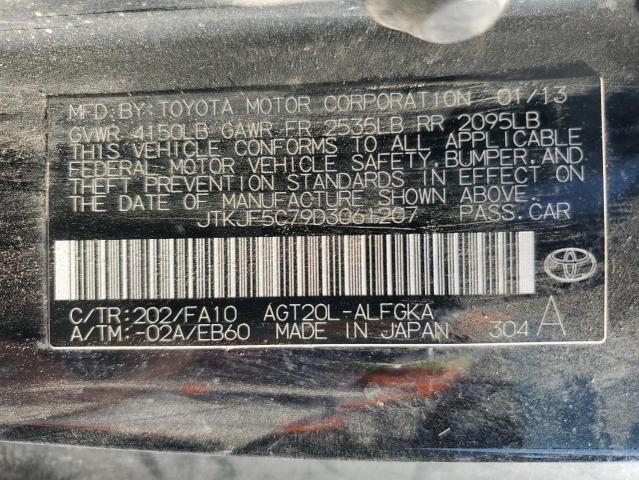 JTKJF5C79D3061207 - 2013 TOYOTA SCION TC Qara foto 13