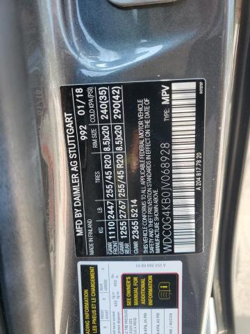 WDC0G4KB0JV068928 - 2018 MERCEDES-BENZ GLC 300 4MATIC GRAY photo 13