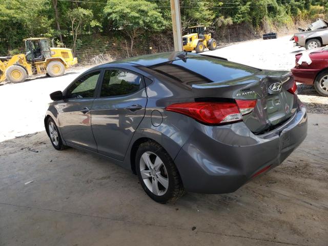 5NPDH4AE5DH332875 - 2013 HYUNDAI ELANTRA GLS GRAY photo 2