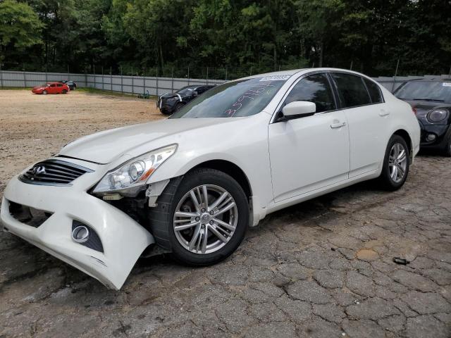 JN1CV6AR3DM359164 - 2013 INFINITI G37 WHITE photo 1