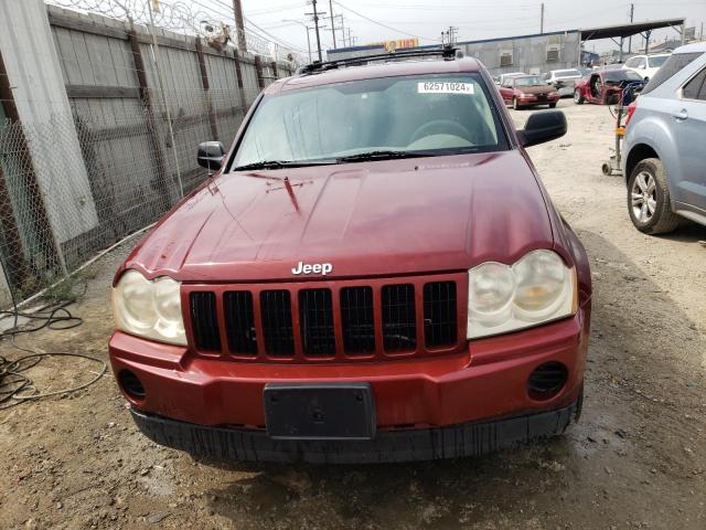 1J8GS48K77C526083 - 2007 JEEP GRAND CHER LAREDO BURGUNDY photo 5