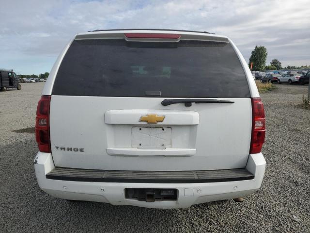 1GNSKBE08DR359693 - 2013 CHEVROLET TAHOE K1500 LT WHITE photo 6