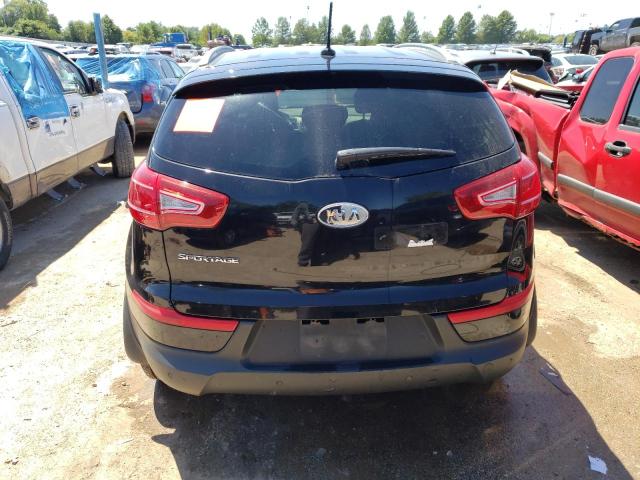 KNDPB3A23C7203485 - 2012 KIA SPORTAGE BASE BLACK photo 6