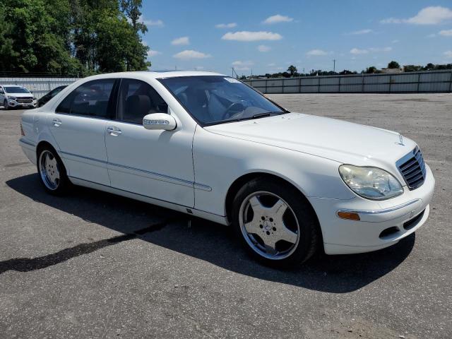 WDBNG70J53A373454 - 2003 MERCEDES-BENZ S 430 WHITE photo 4