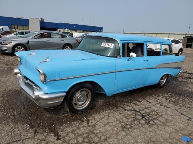 VB57N134216 - 1957 CHEVROLET 2100 BLUE photo 1