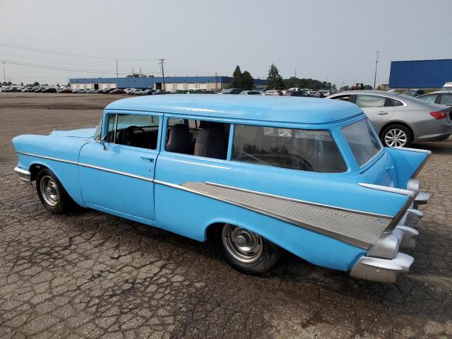 VB57N134216 - 1957 CHEVROLET 2100 BLUE photo 2