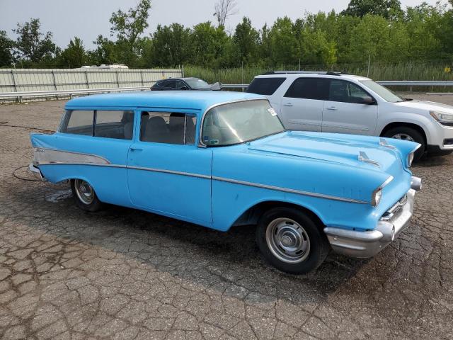 VB57N134216 - 1957 CHEVROLET 2100 BLUE photo 4